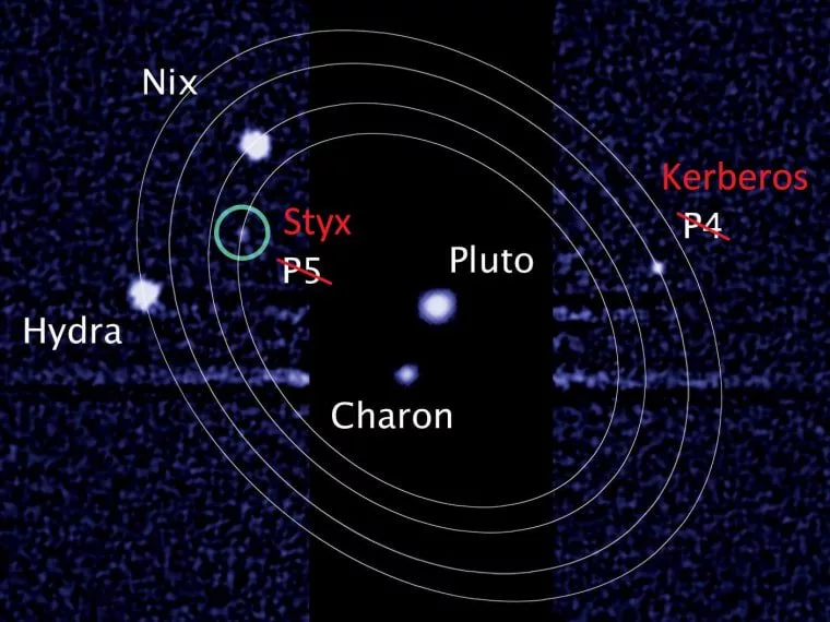 نامگذاری قمرهای چهارم و پنجم پلوتو_دریای تکنولوژی
